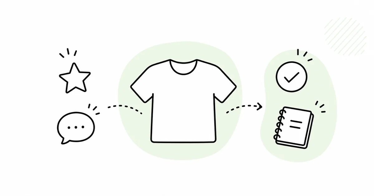 モノを減らしながら自分の選ぶ基準を見つける線画