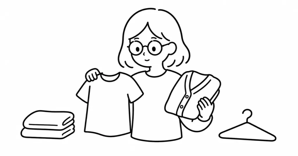 少ない服の暮らし方